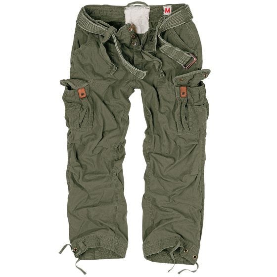 Surplus Premium Hose im Vintage-Stil Oliv