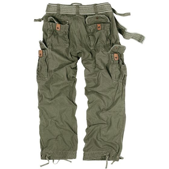 Surplus Premium Hose im Vintage-Stil Oliv