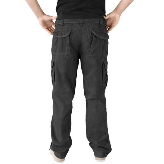 Surplus Premium Hose im Vintage-Stil Schwarz