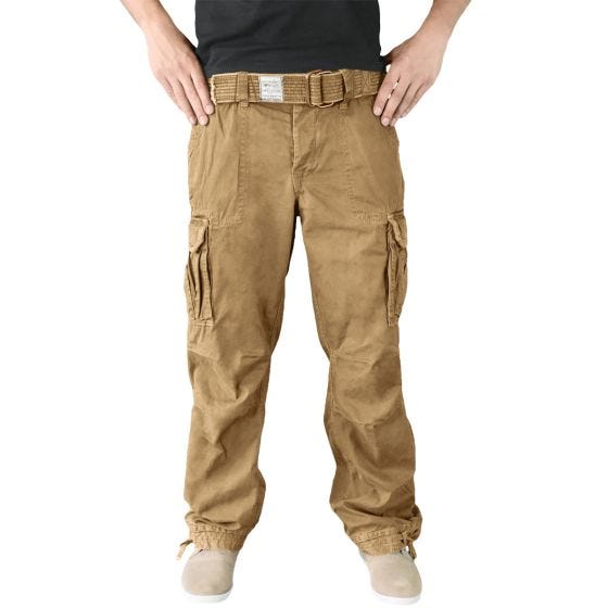 Surplus Premium Hose im Vintage-Stil Coyote
