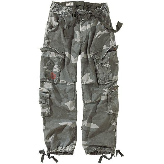 Surplus Airborne Hose im Vintage-Stil Night Camo