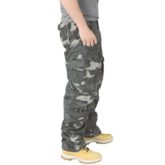 Surplus Airborne Hose im Vintage-Stil Night Camo