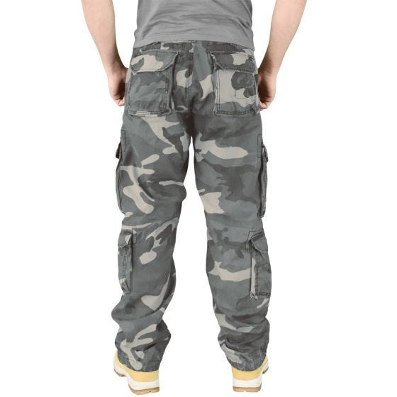 Surplus Airborne Hose im Vintage-Stil Night Camo