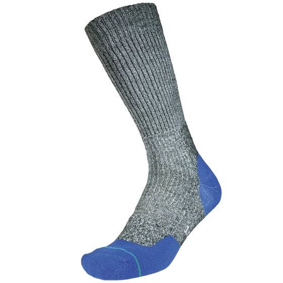 1000 Mile Fusion Repreve Double Layer Wandersocke - Navy Marl/Royal Blue