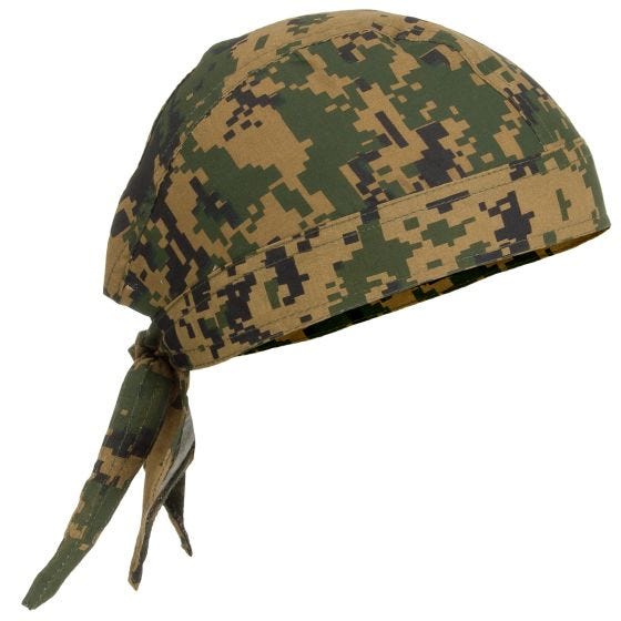 MFH Headwrap Digital Woodland