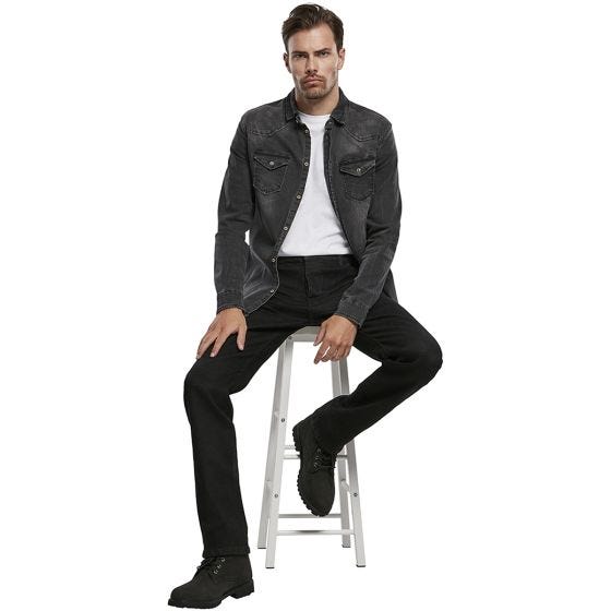 Brandit Mason Denim Hose - Schwarz