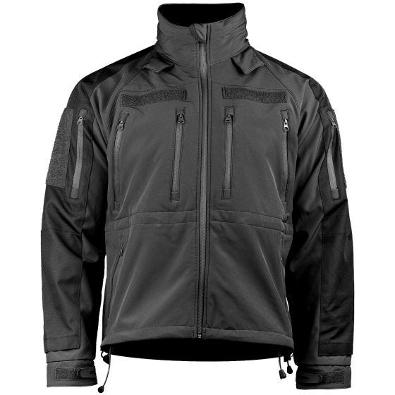 Mil-Tec Softshell-Jacke Schwarz