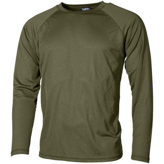 MFH US Level I Gen III Langärmliges Unterhemd OD Green