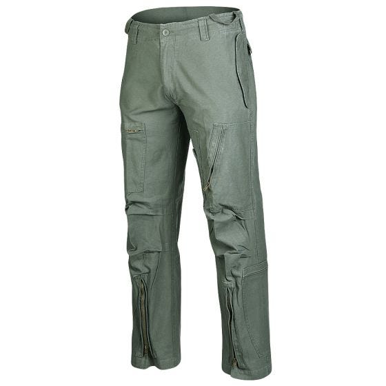 Mil-Tec Pilot Pants Cotton Prewash Oliv
