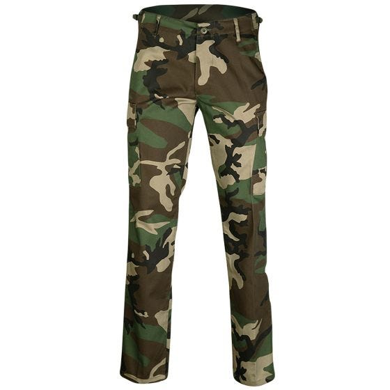 Mil-Tec US BDU Ranger Hose Straight Cut - Woodland