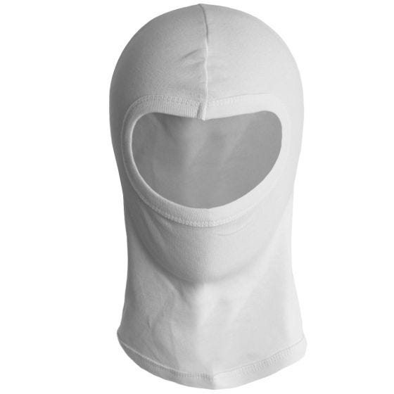 Mil-Tec 1 Hole Fine-Ribbed Balaclava Weiß