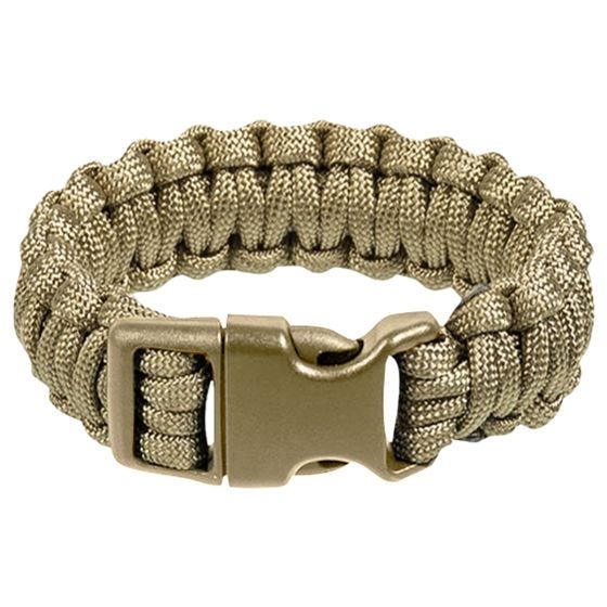 Mil-Tec 22 mm Armband aus Fallschirmschnur Coyote