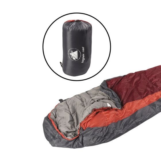 Mil-Tec 10-T Mummy Sleeping Bag Togiak Rot
