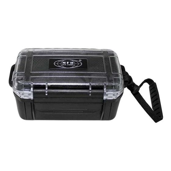 MFH Box Plastic Waterproof Mesh Bag Schwarz