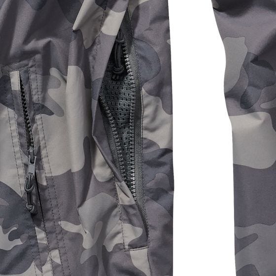 Brandit Windbreaker für den Sommer Woodland Grey Camo