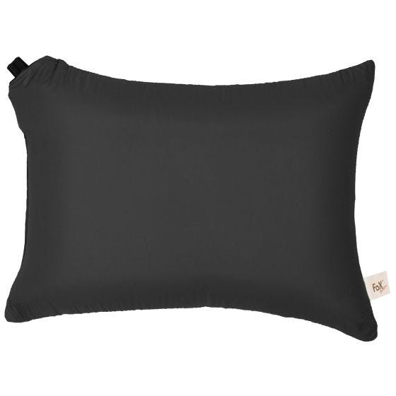 Fox Outdoor Inflatable Travel Pillow Schwarz