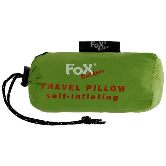 Fox Outdoor Inflatable Travel Pillow Oliv