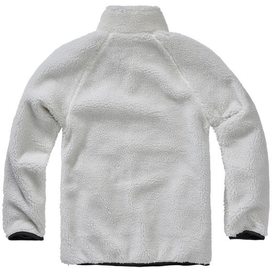 Brandit Teddyfleece Troyer Jacke - Weiß