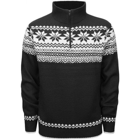 Brandit Norweger Pullover-Troyer - Schwarz