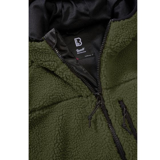 Brandit Damen Teddyfleece Jacke - Olivgrün