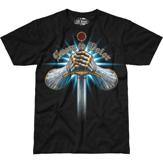 7.62 Design Sworn To Valor T-Shirt Schwarz