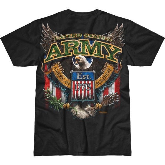 7.62 Design Army Fighting Eagle Battlespace T-Shirt Schwarz