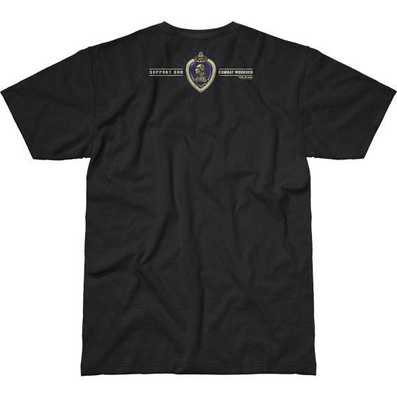 7.62 Design Combat Wounded Purple Heart Battlespace T-Shirt Schwarz