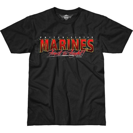 7.62 Design USMC Eagle, Globe & Anchor Battlespace T-Shirt Schwarz