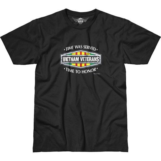 7.62 Design Vietnam Veterans Time Served Battlespace T-Shirt Schwarz