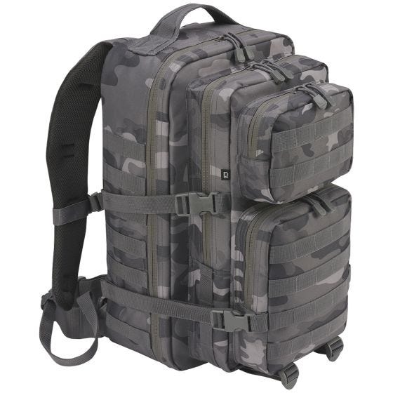 Brandit US Cooper Großer Rucksack - Grey Camo