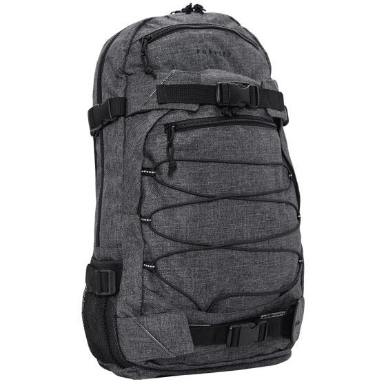 Forvert Melange Laptop Louis Rucksack - Black Melange