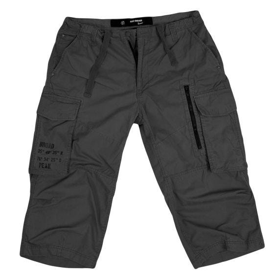 Brandit Broad Peak Vintage 3/4 Trousers Schwarz