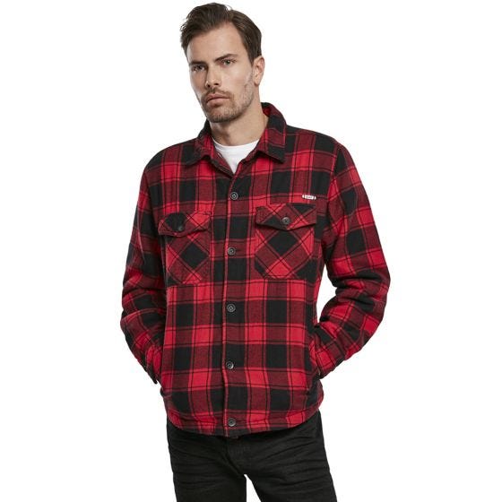 Brandit Lumber Jacke - Rot/Schwarz