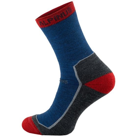 Alpinus Avrill Socken - Blau/Rot