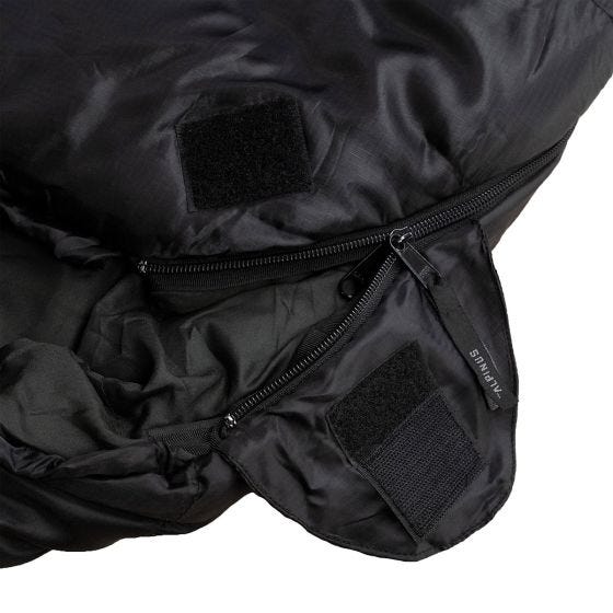 Alpinus Classic 1250 (Right) Schlafsack - Schwarz/Rot