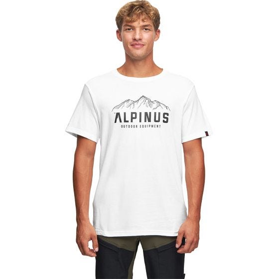 Alpinus Mountains Active Herren T-Shirt - Weiß