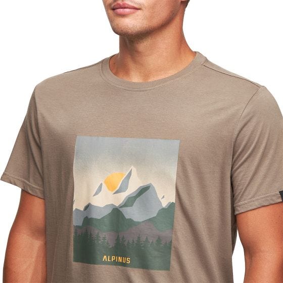 Alpinus Active Numbur T-Shirt - Beige