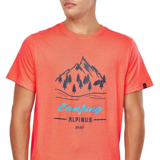 Alpinus Active Herren Polaris T-Shirt - Rosa