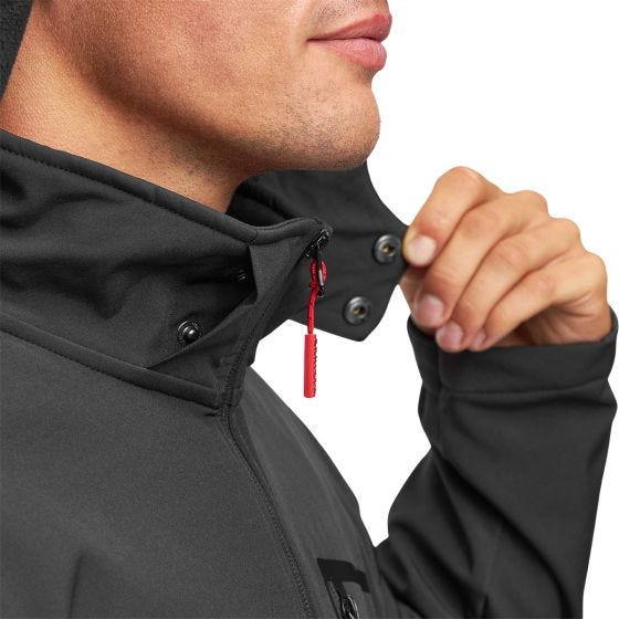 Alpinus City Herren Stenshuvud Softshell-Jacke - Schwarz