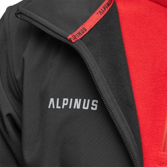 Alpinus City Herren Stenshuvud Softshell-Jacke - Schwarz