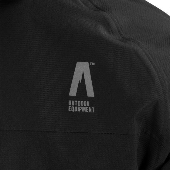 Alpinus Carniche 15K Tactical Herren Hardshell-Jacke - Schwarz