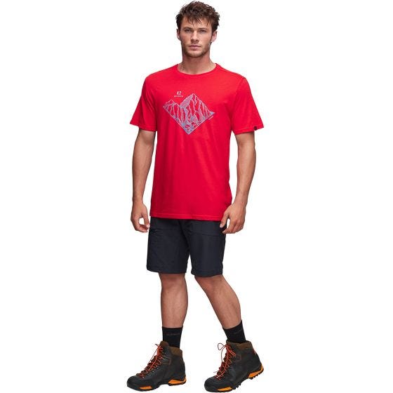 Alpinus Tactical Skilbrum T-Shirt - Rot