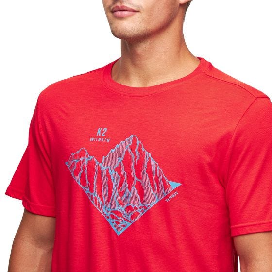 Alpinus Tactical Skilbrum T-Shirt - Rot