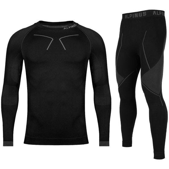 Alpinus Tactical Herren Unterwäsche-Set - Schwarz/Grau