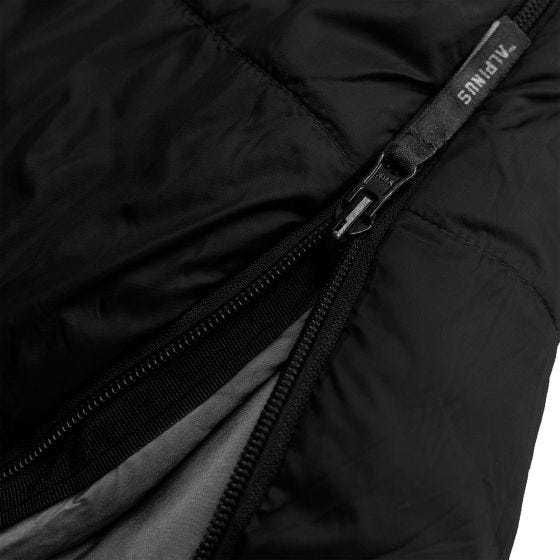 Alpinus Survival 1100 (Right) Schlafsack - Schwarz