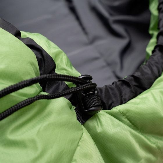 Alpinus Ultralight 850 (Left) Schlafsack - Grün