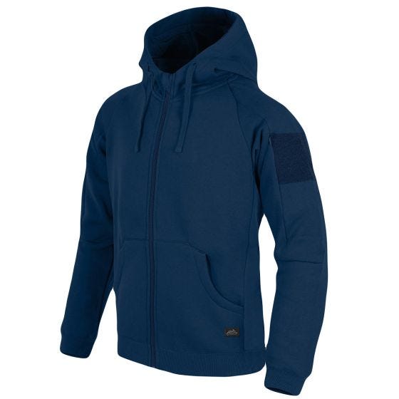 Helikon Urban Tactical Lite Kapuzenpullover mit durchgehendem Reißverschluss - Blau