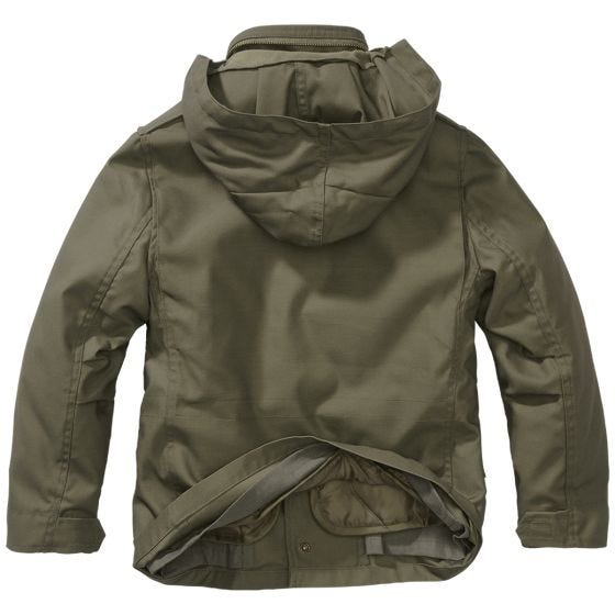 Brandit Kinder M-65 Standard Jacke - Olivgrün