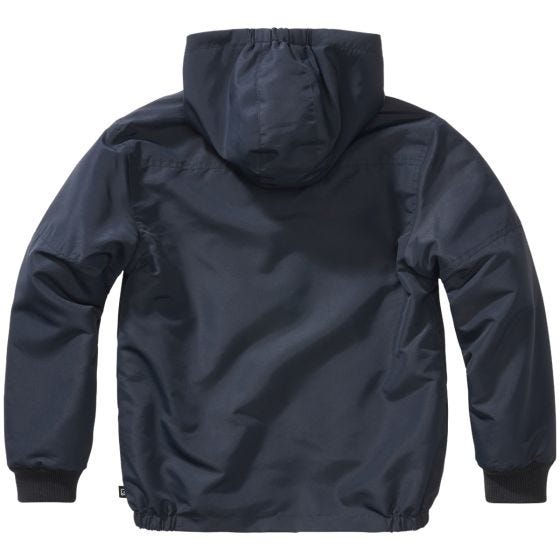 Brandit Kinder Windbreaker Front Zip Jacke - Navy
