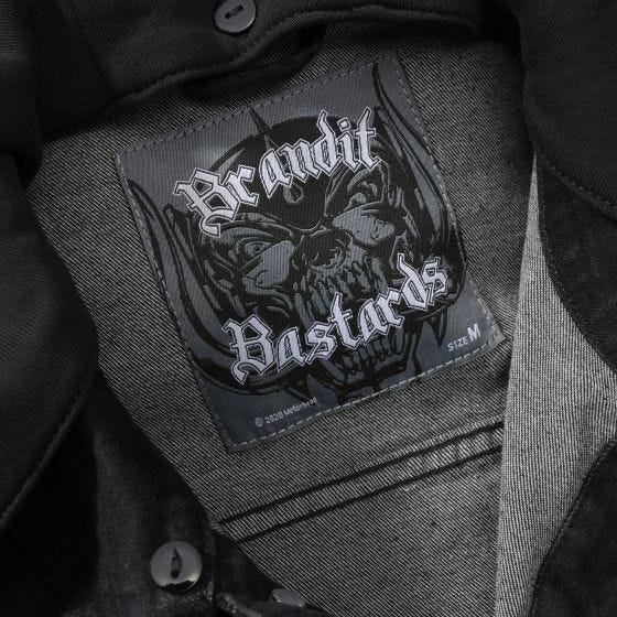 Brandit Motörhead Cradock Jeansjacke - Schwarz